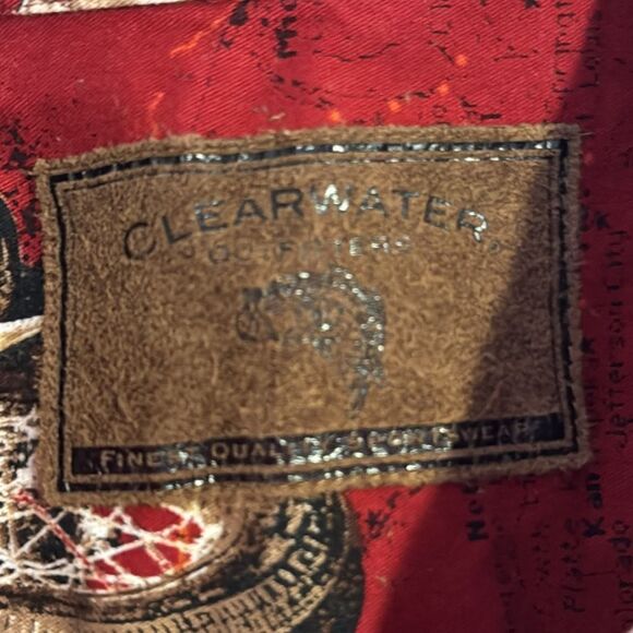 Clearwater Outfitters Sportswear Motorcycle Button Down Shirt Size Medium - Picture 5 of 9